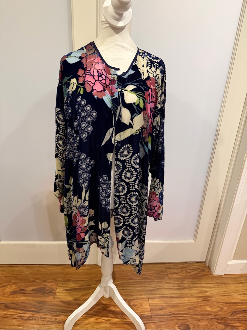 Johnny Was Sierra Burnout Cya Tunic - Sz L